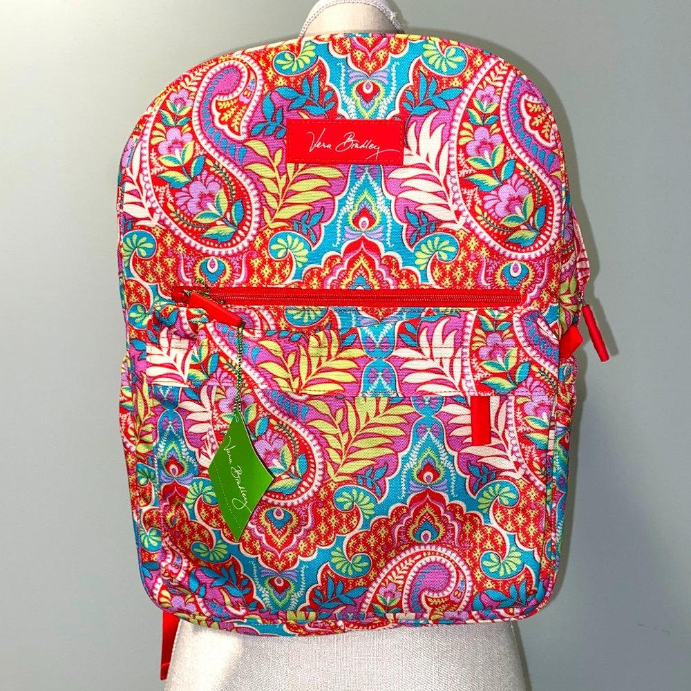 Vera Bradley Lighten Up Just Right Backpack PAISLEY IN PARADISE